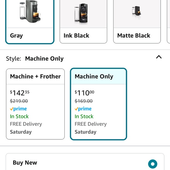 Nespresso Vertuo Plus Coffeee and Espresso Maker - Picture 7 of 7